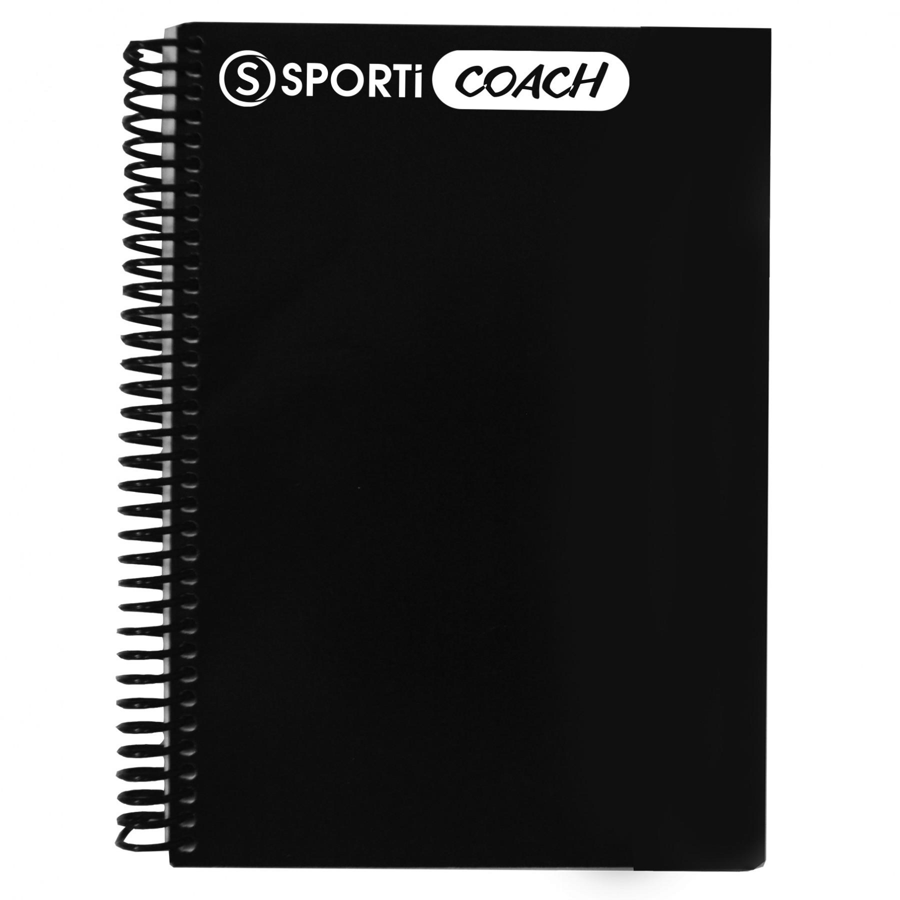 a5 spiraalgebonden notitieboek voor voetbaltrainers Sporti