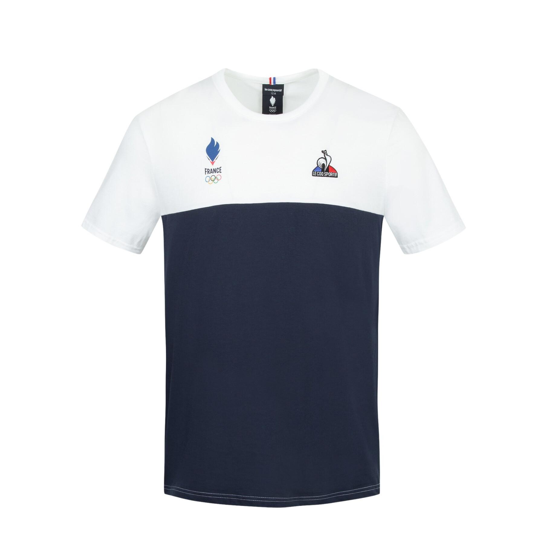 Kinder-T-shirt France Olympique 2022 Comm N°2