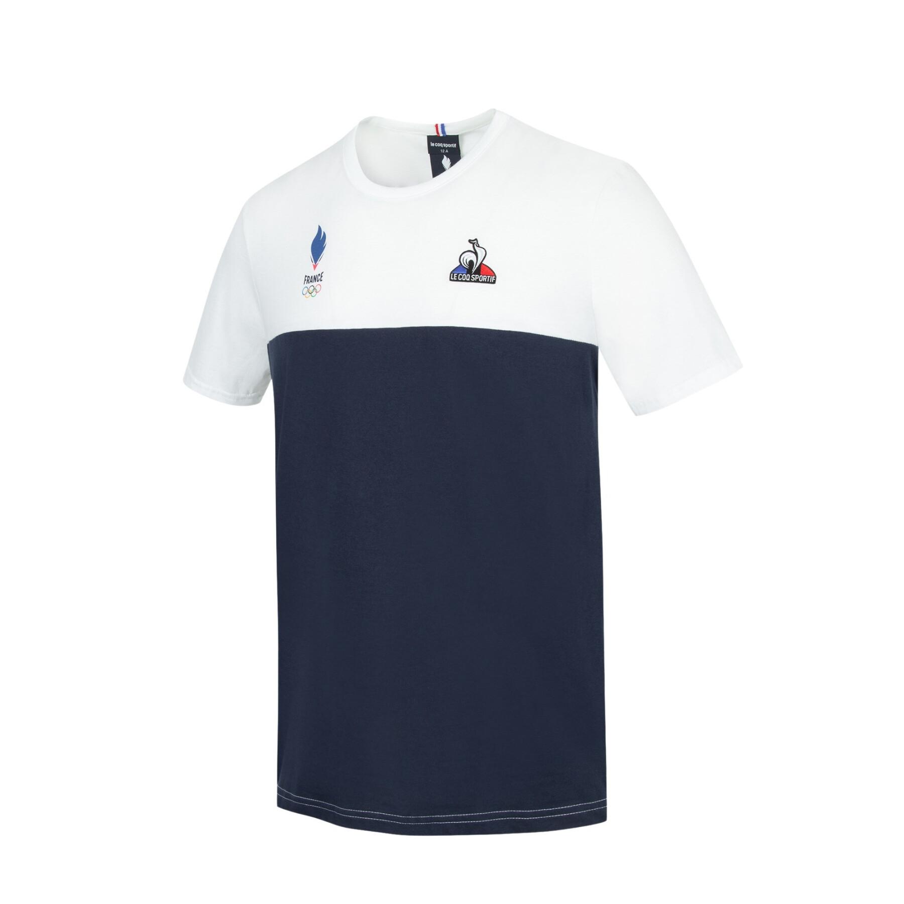 Kinder-T-shirt France Olympique 2022 Comm N°2