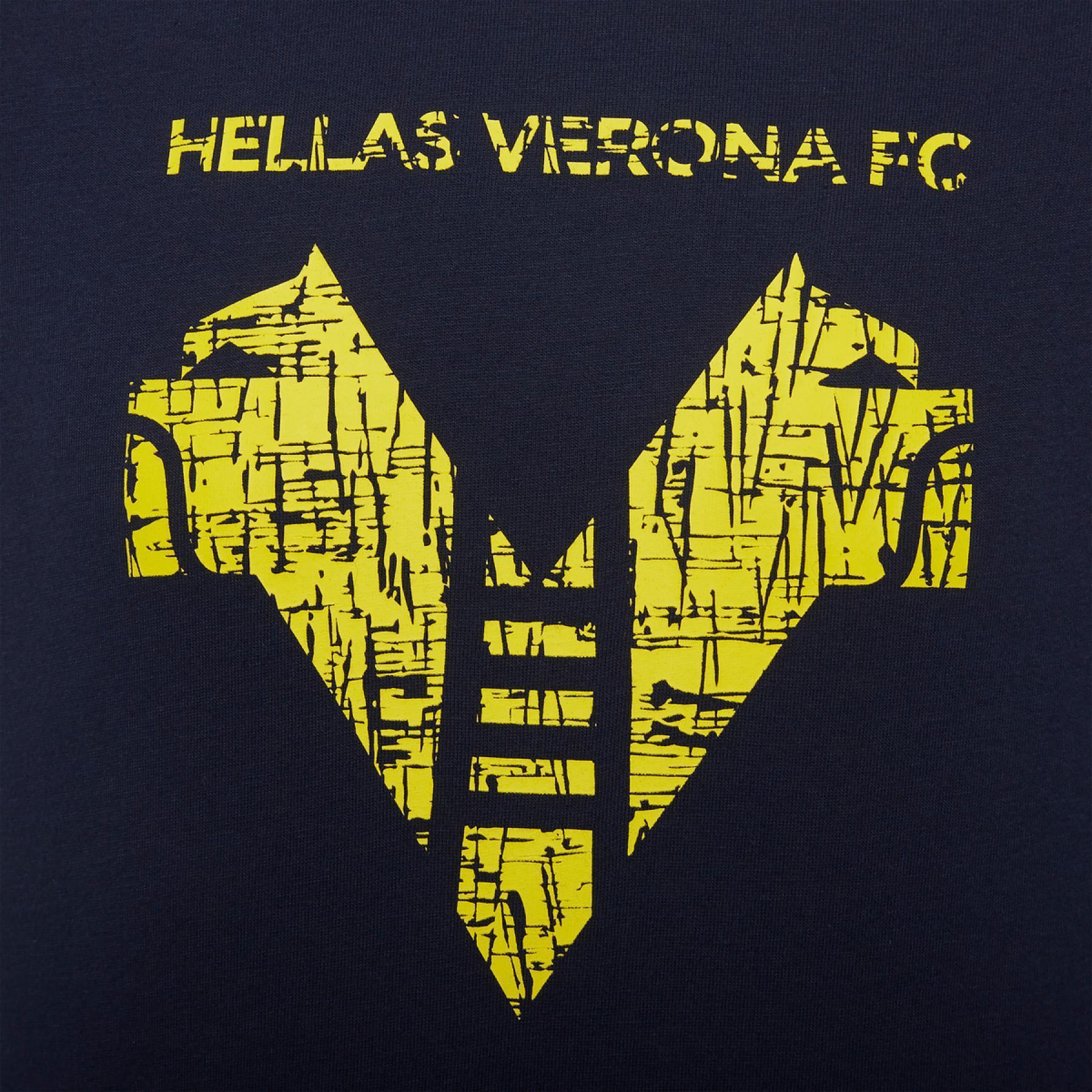 Kind katoenen T-shirt Hellas Vérone fc 2020/21