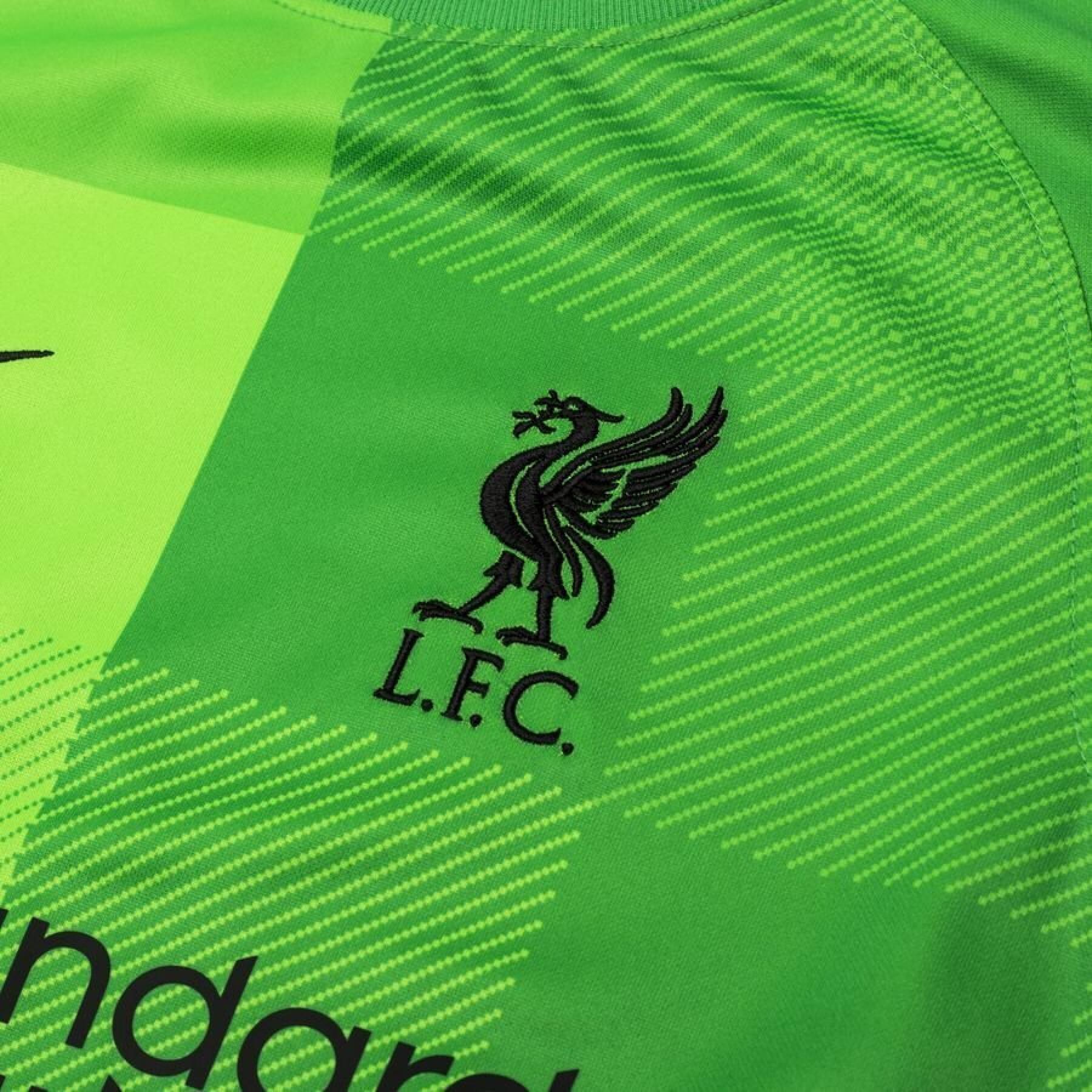 Keepers Home Jersey voor Junioren Liverpool FC 2021/22