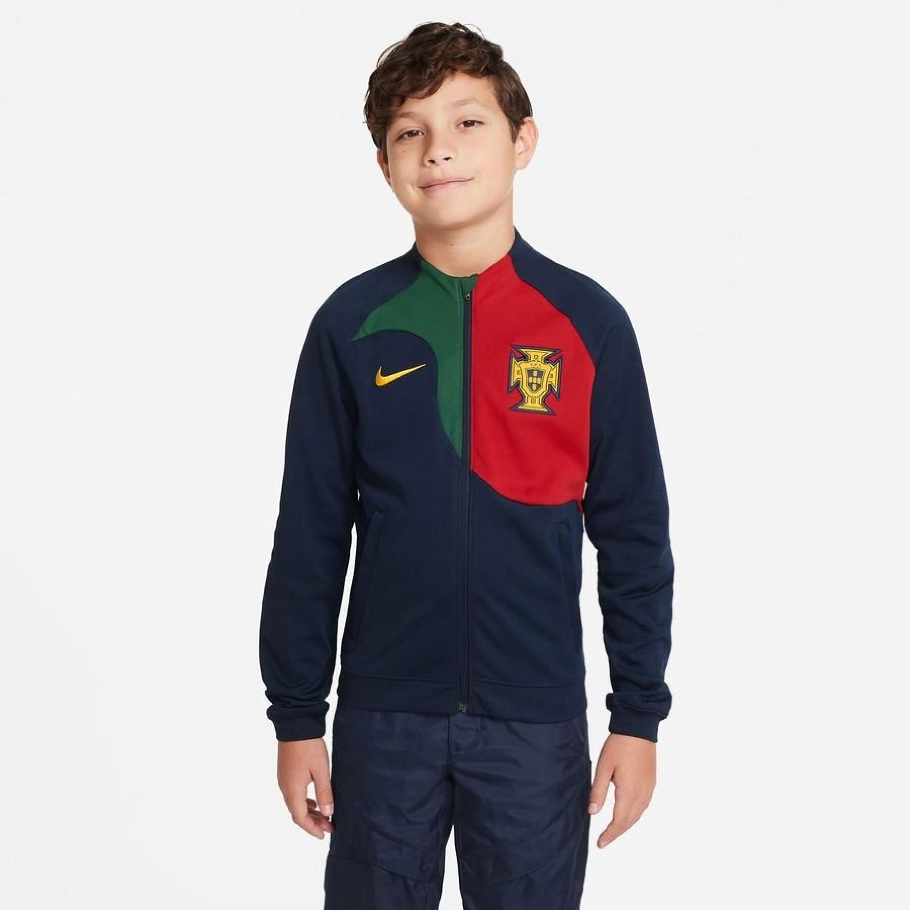Trainingsjack WK 2022 voor kinderen Portugal Academy Pro Anthem
