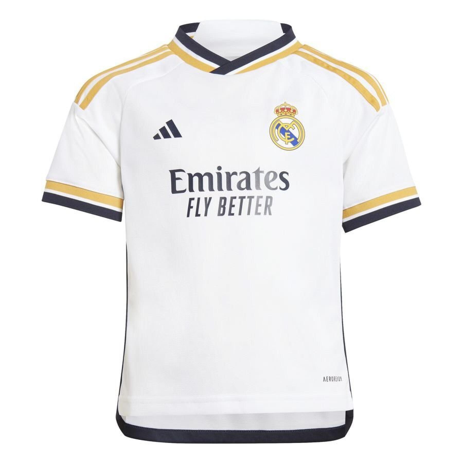 Mini-kit voor kinderen thuis Real Madrid 2023/24