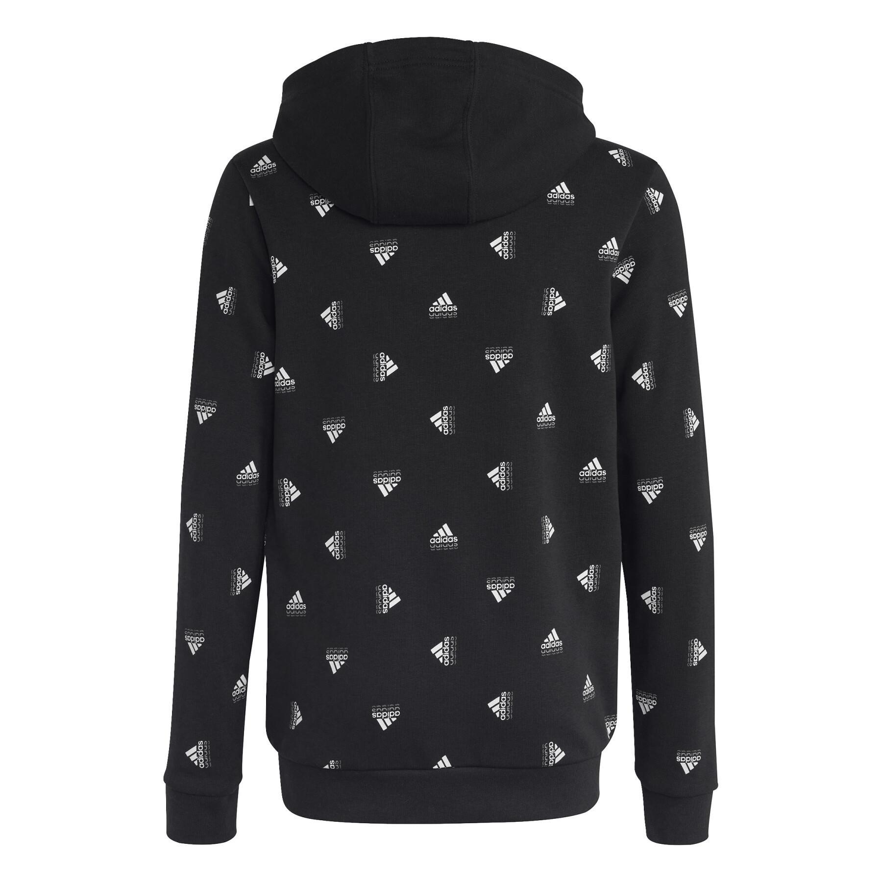 Sweatshirt bedrukte hoodie op kinderkleding adidas Brand Love