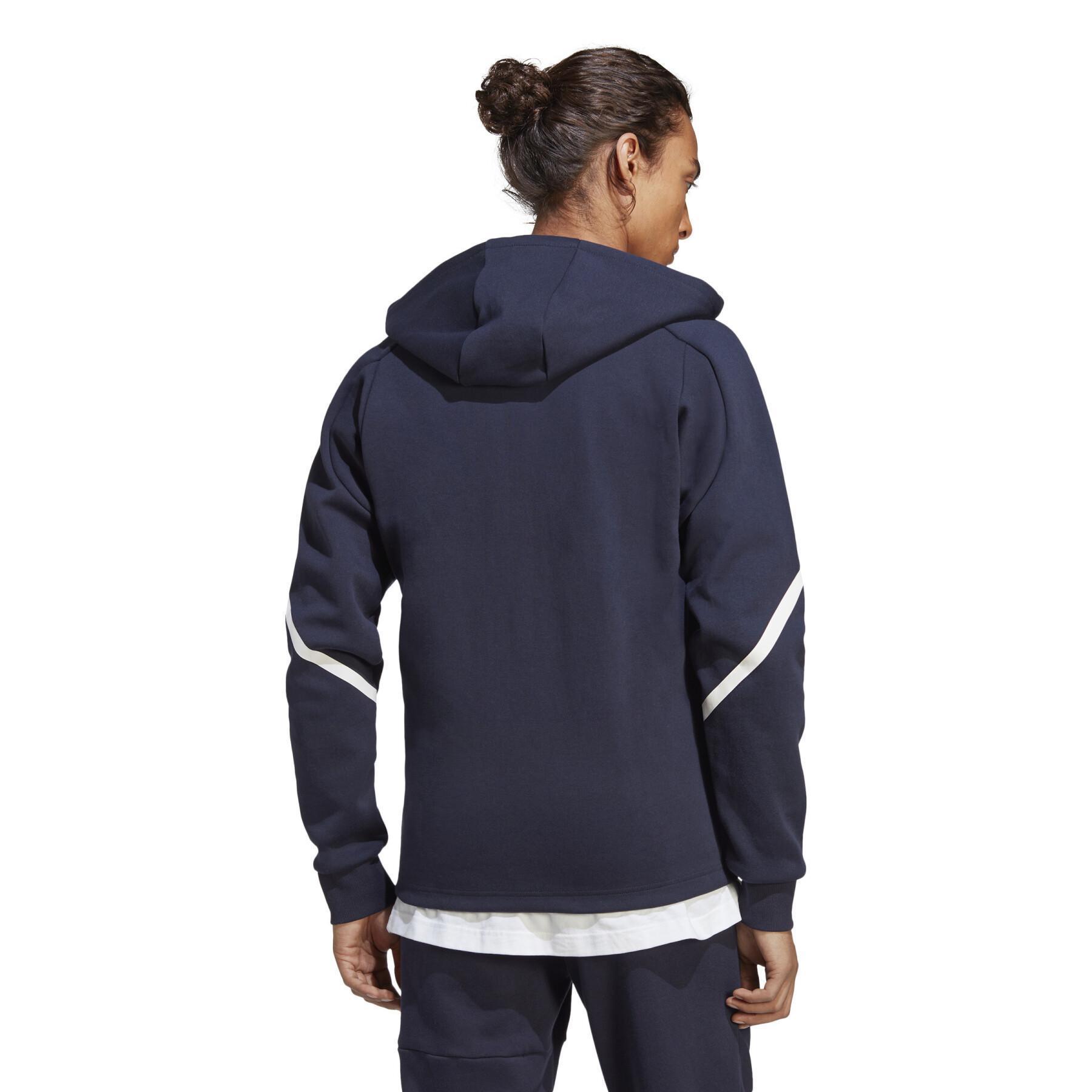 Sweatshirt capuchon met volledige rits adidas Designed for Gameday
