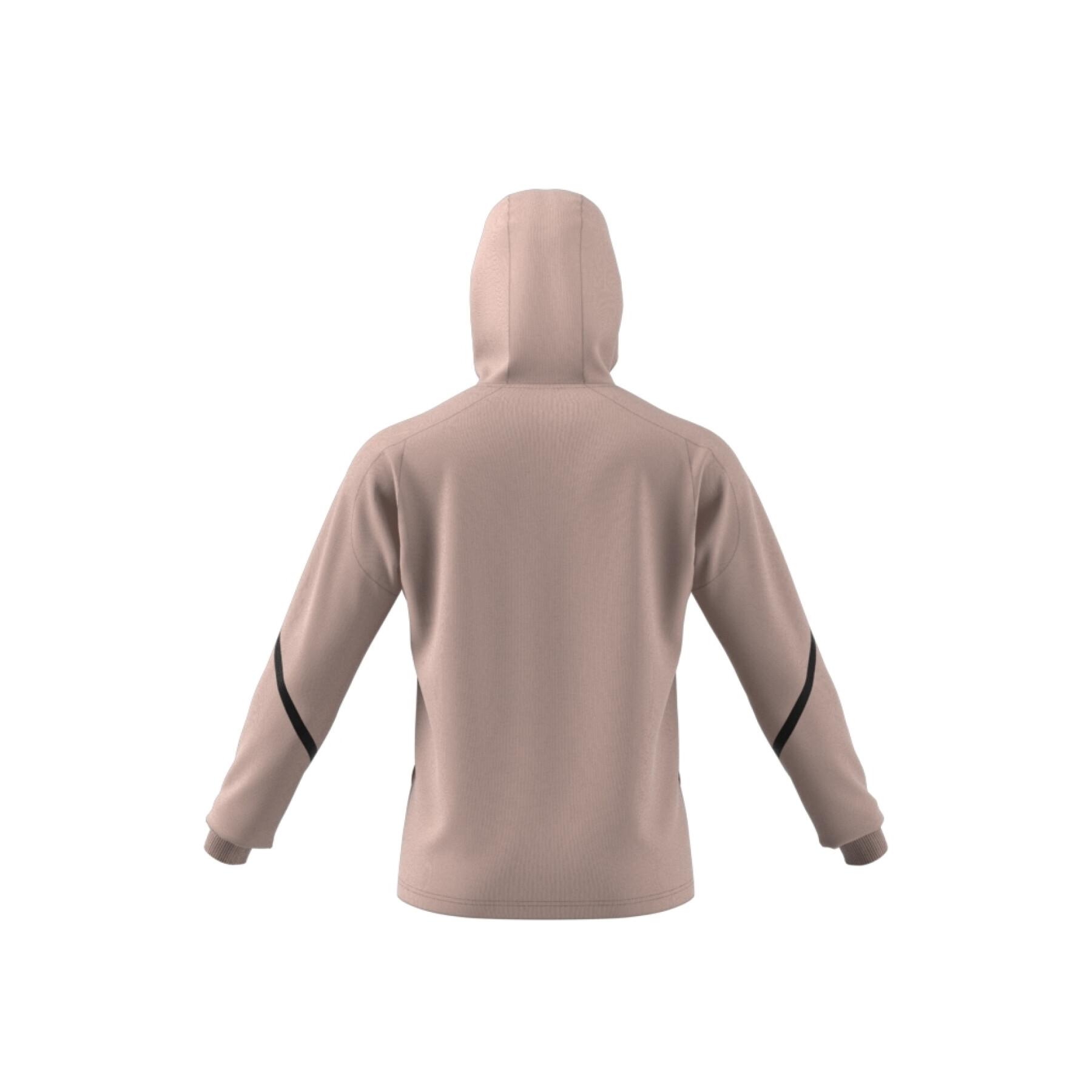 Sweatshirt capuchon met volledige rits adidas Designed for Gameday