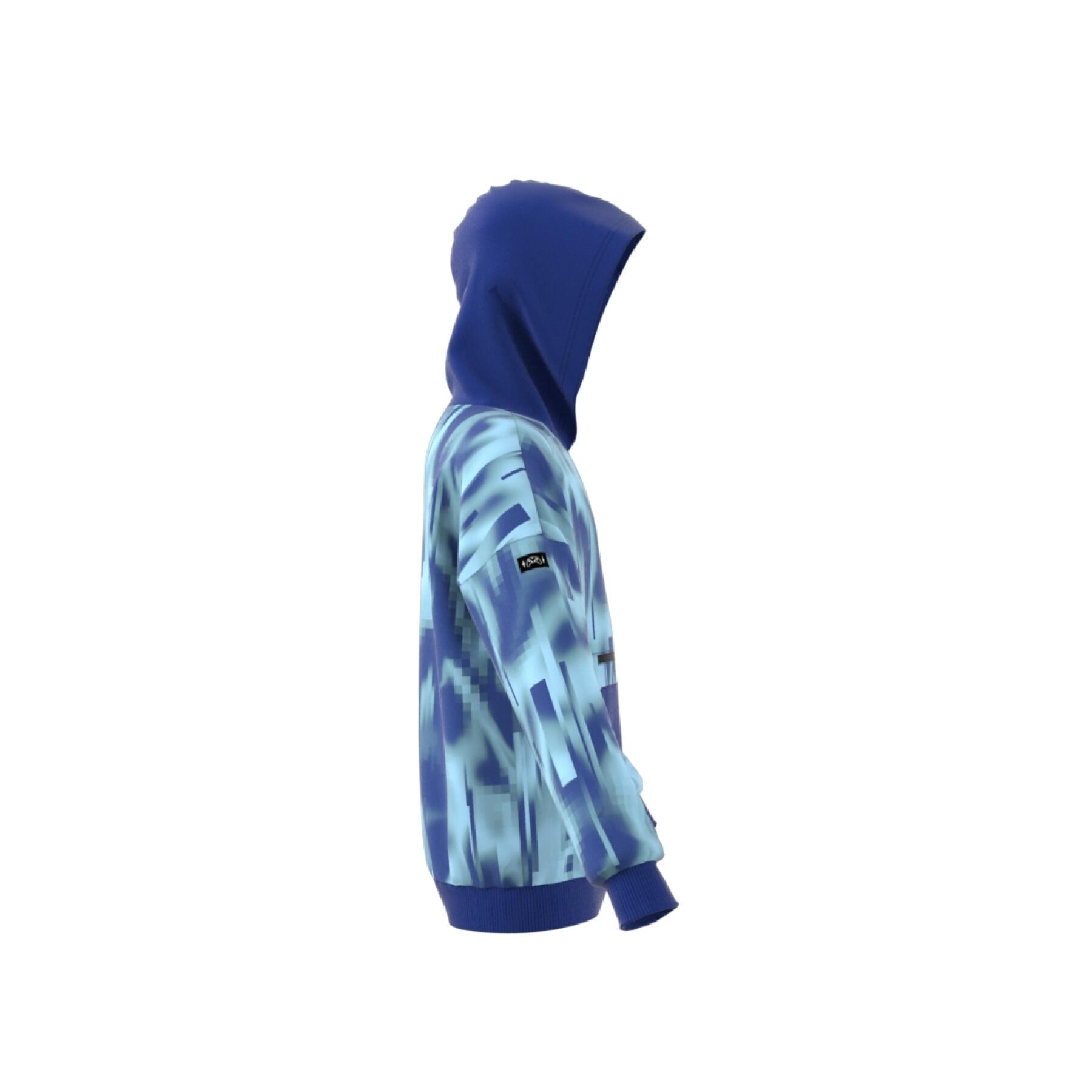 Ruimvallende sweater met capuchon voor kinderen adidas ARKD3