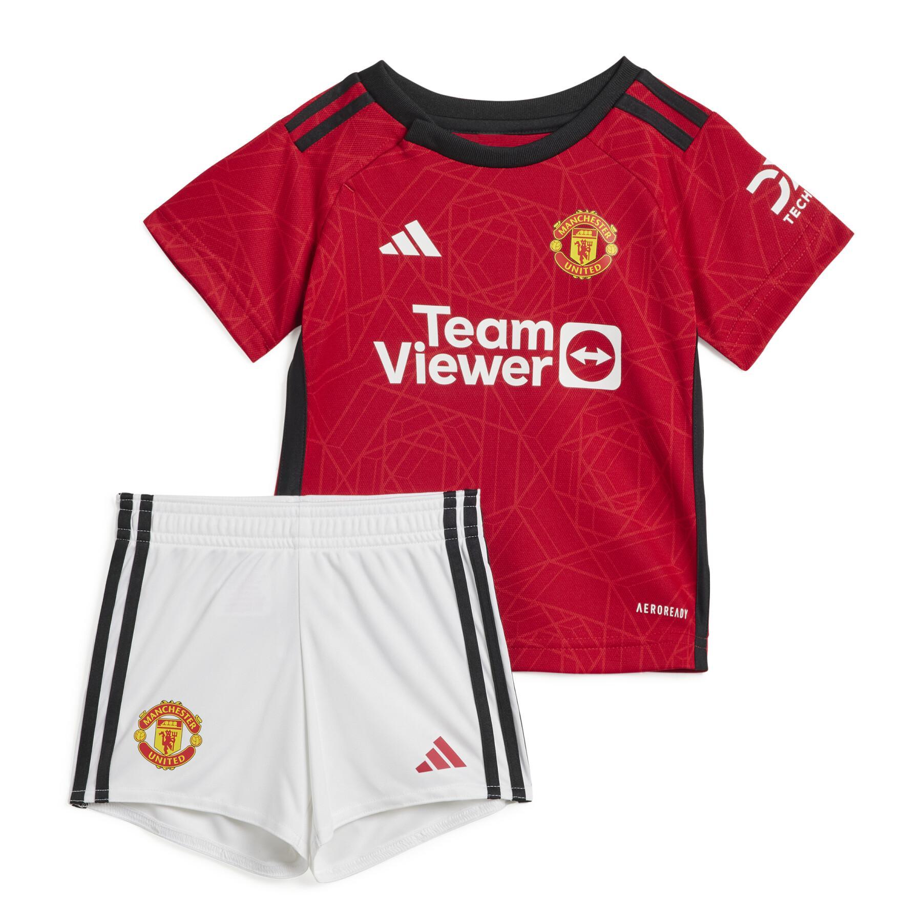 Mini Home Kit voor baby's Manchester United 23/24