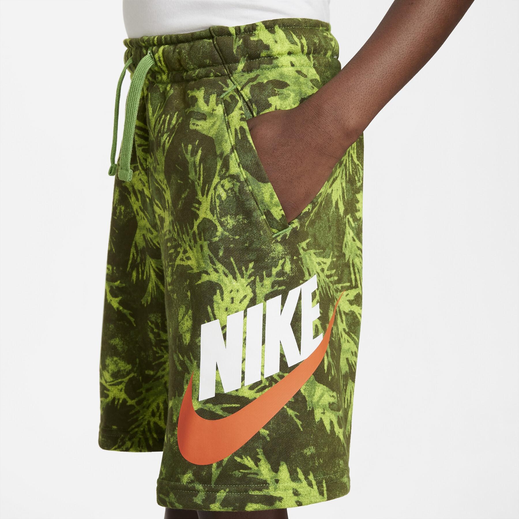 Kinder shorts Nike Washed Aop