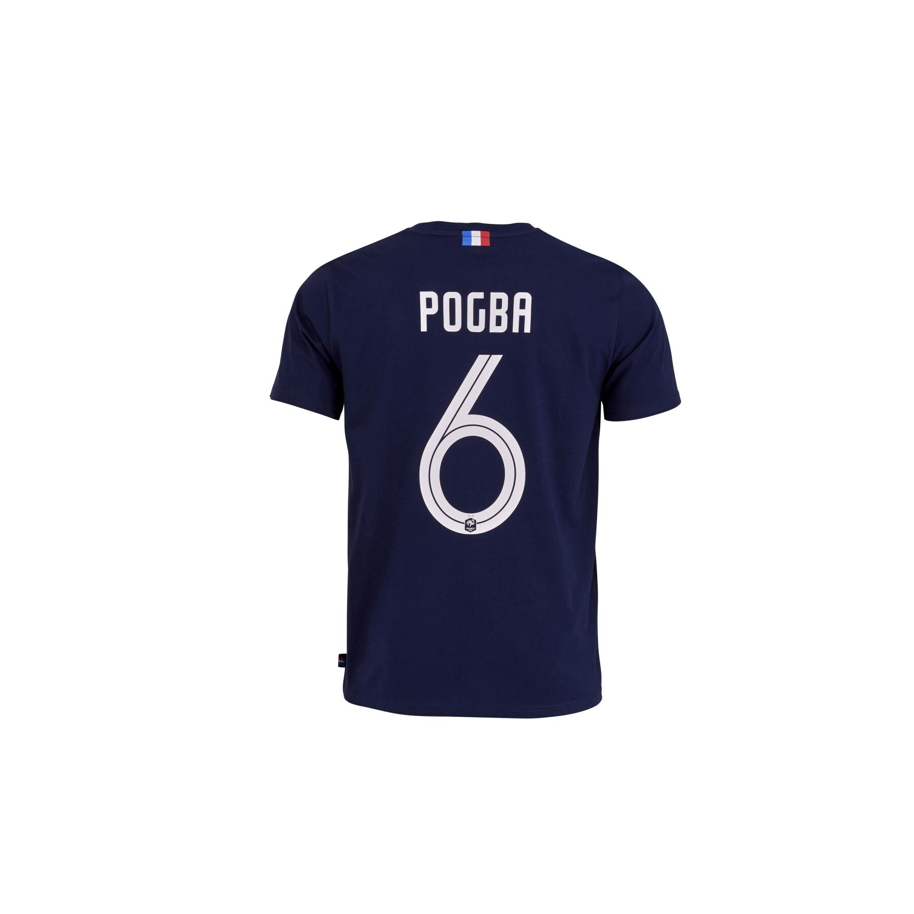 T-shirt Frankrijk Player Pogba N°6
