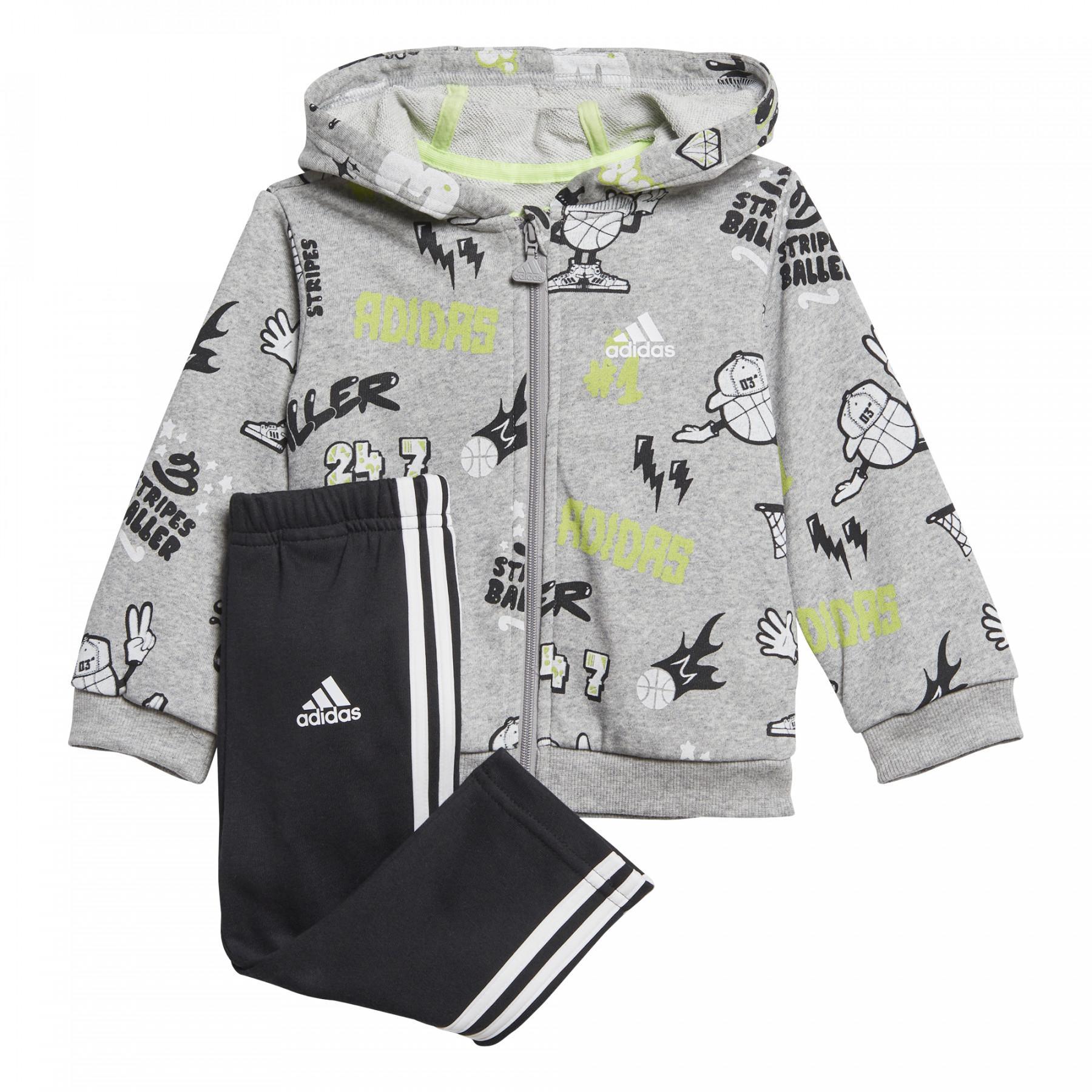 Trainingspak kind adidas French Terry Graphic