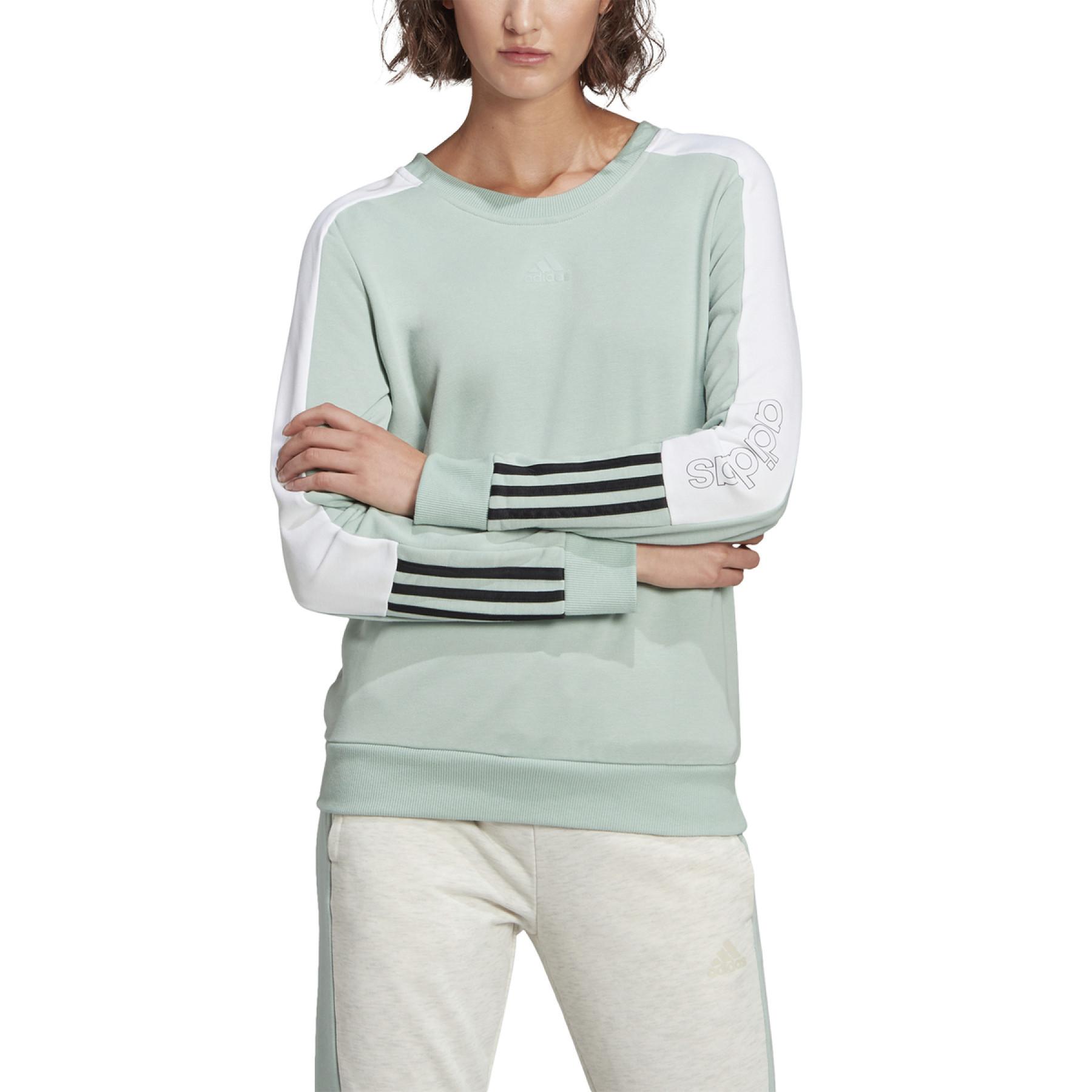 Dames sweatshirt adidas Essentials Logo Colorblock