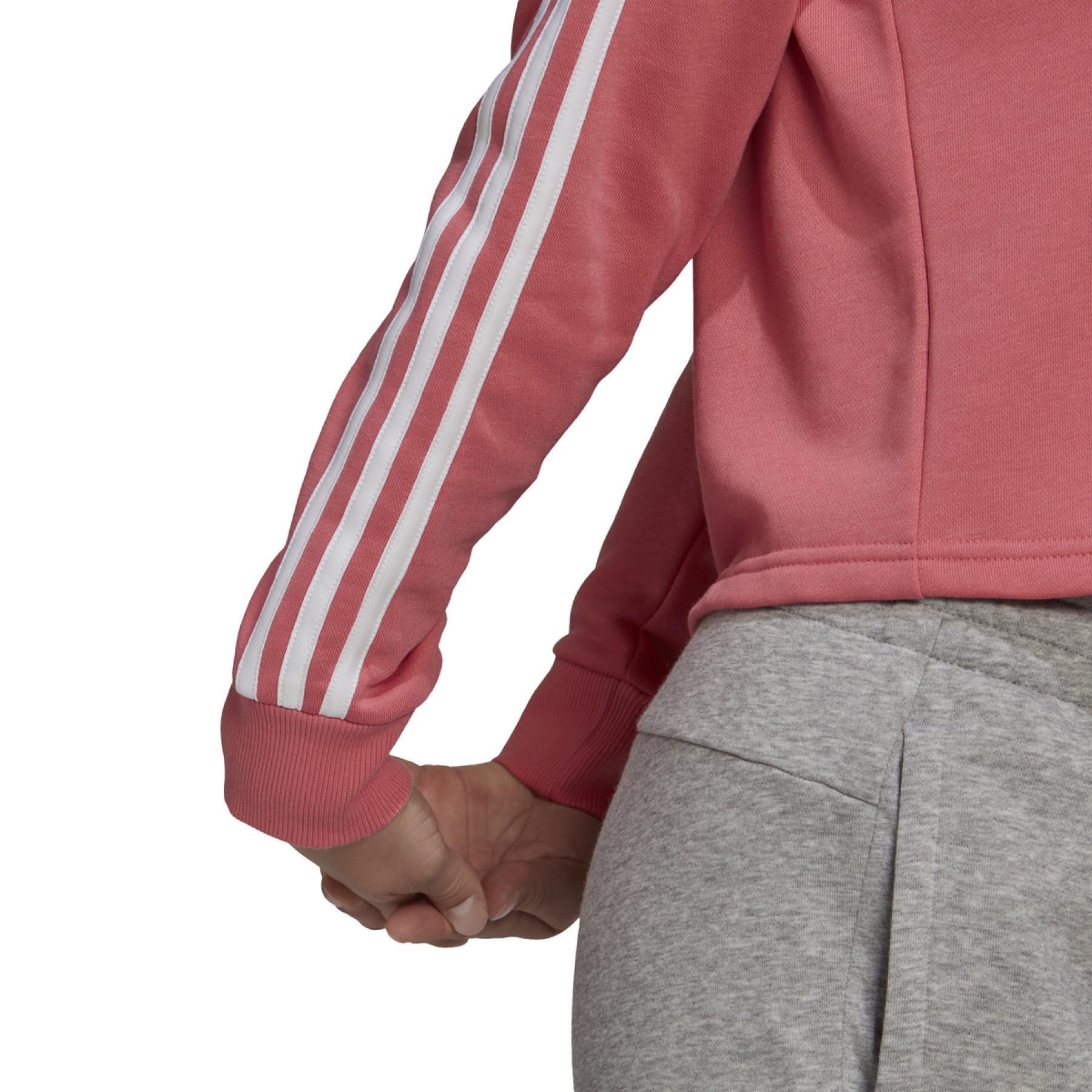 Kort sweatshirt met kap voor dames adidas Essentials 3-Bandes