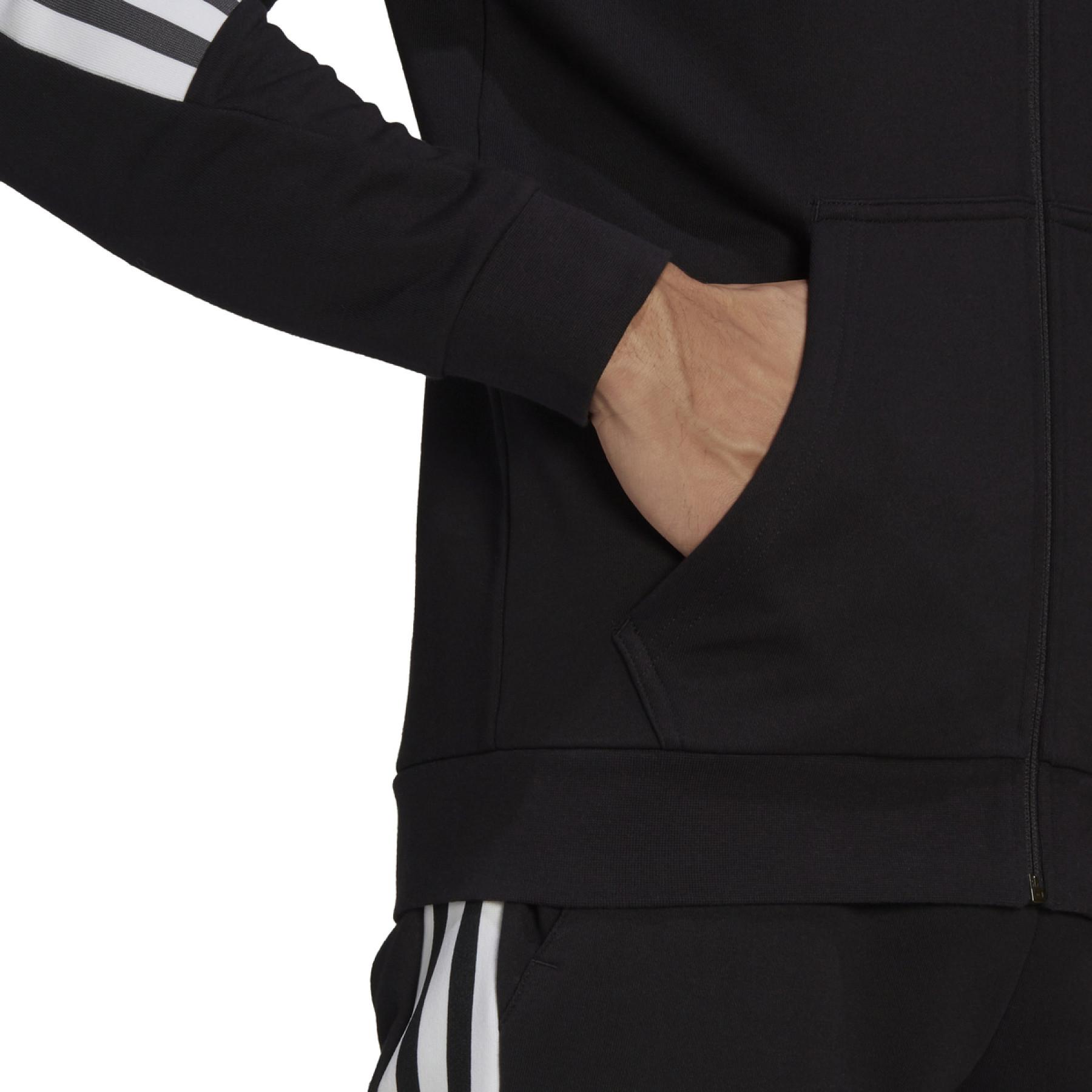 Sweatshirt adidas Sportswear 3-Bandes Tape Full-Zip
