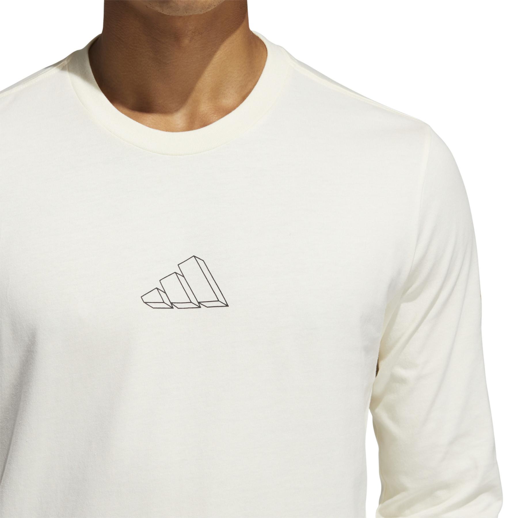 T-shirt met lange mouwen adidas Geo Graphic