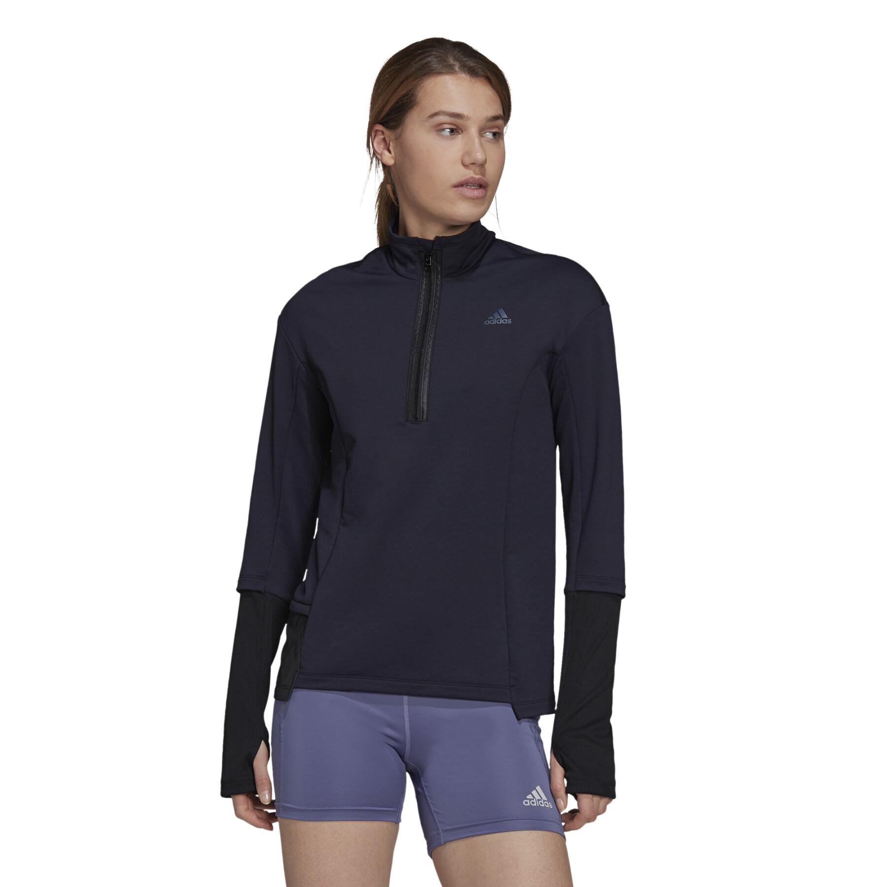 Sweatshirt Dames adidas COLD.RDY Running Cover-Up