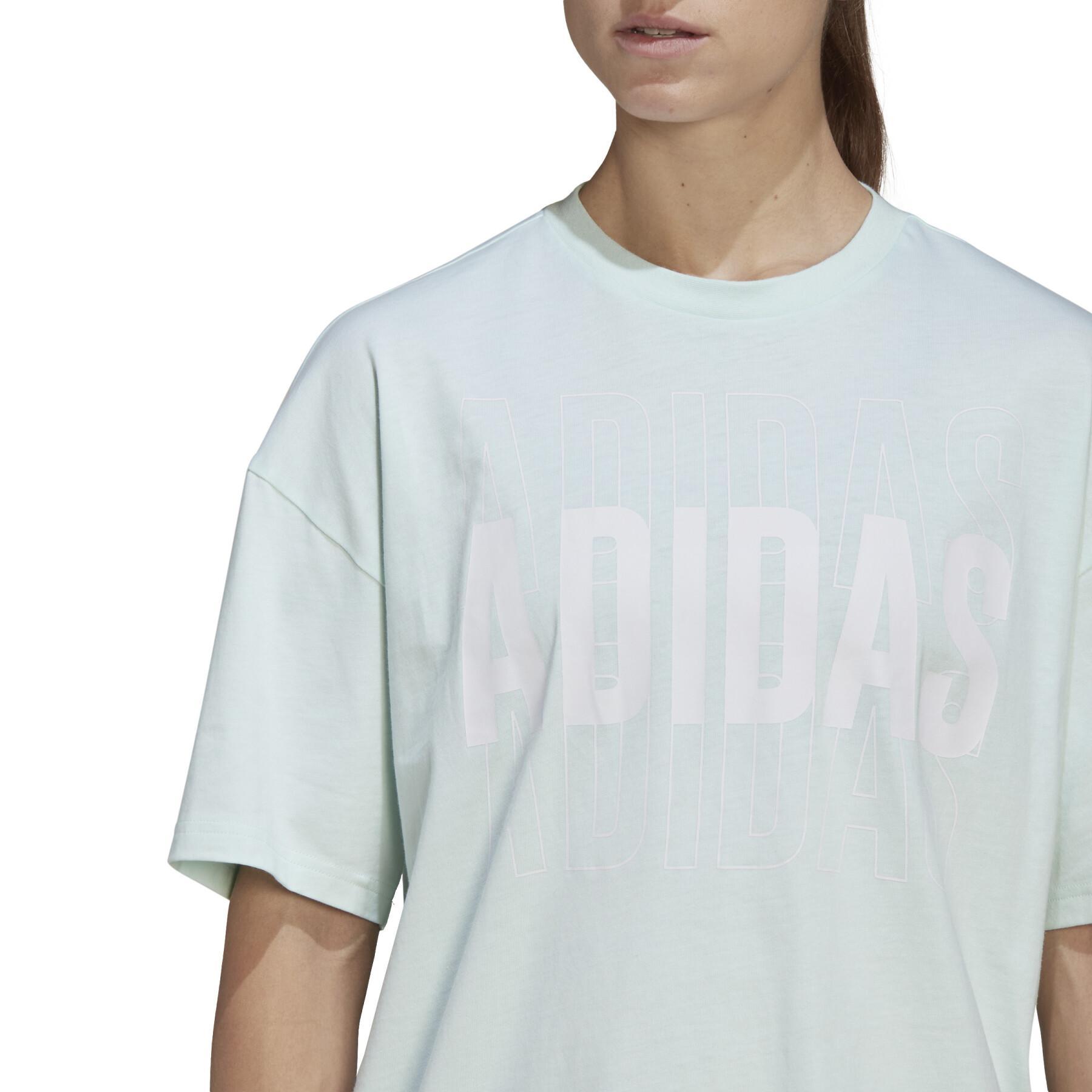 Dames oversized T-shirt adidas Essentials Repeat