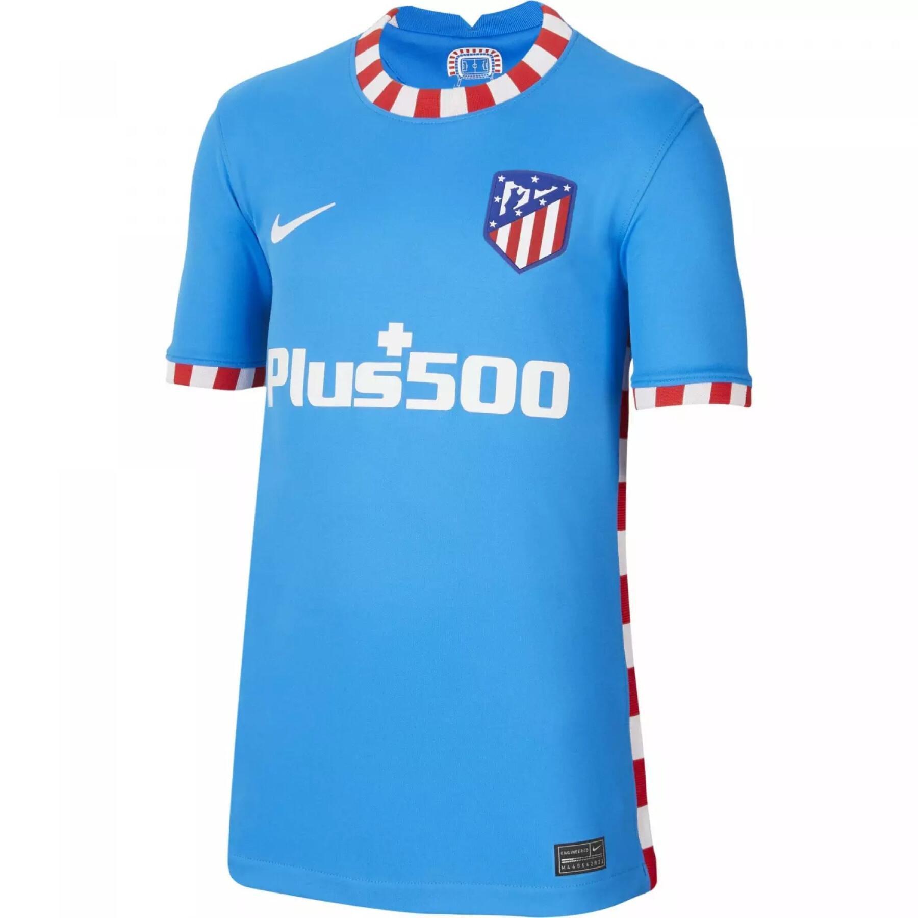 Trui voor kinderen third Atlético Madrid 2021/22
