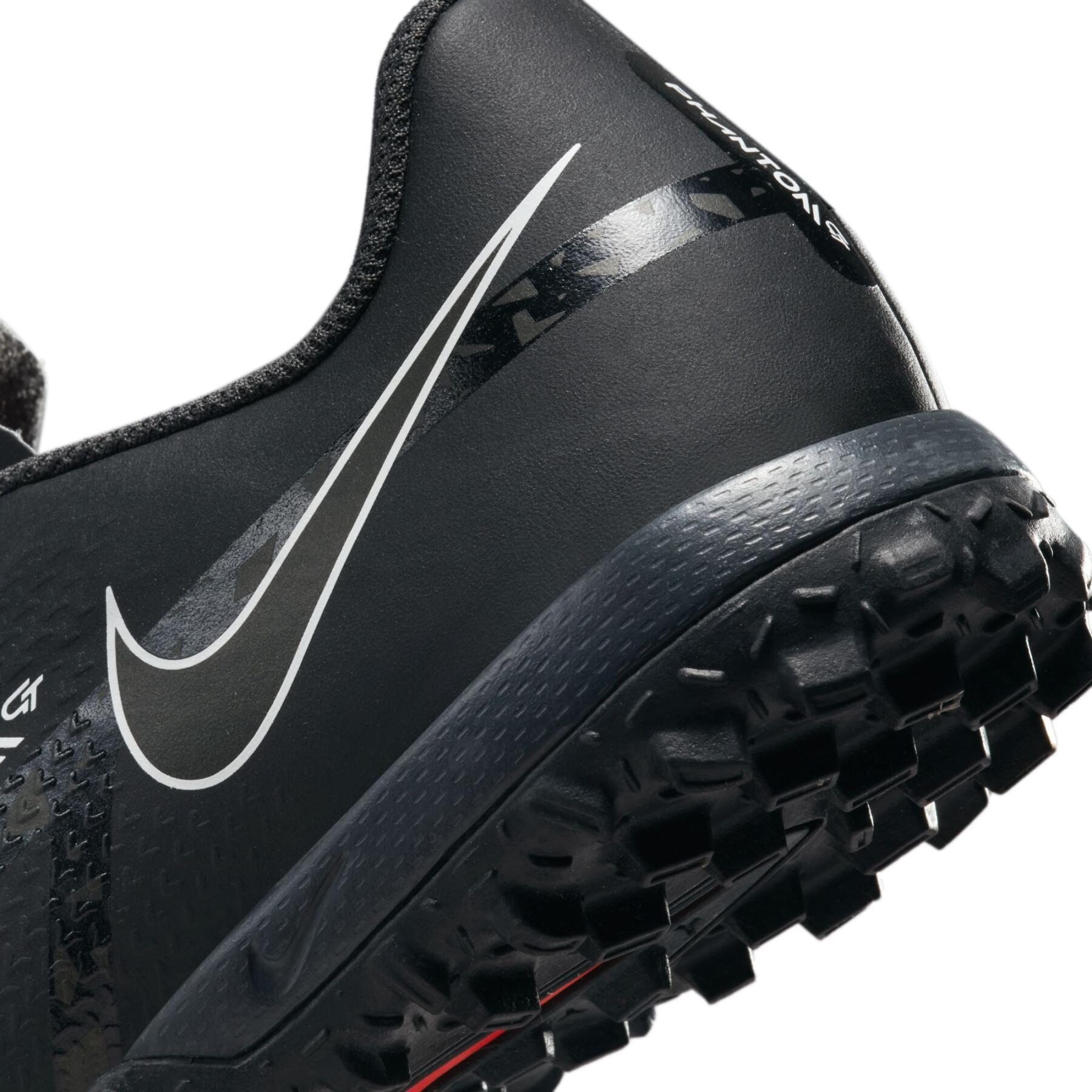 Voetbalschoenen voor kinderen Nike Phantom GT2 Academy TF - Shadow Black Pack