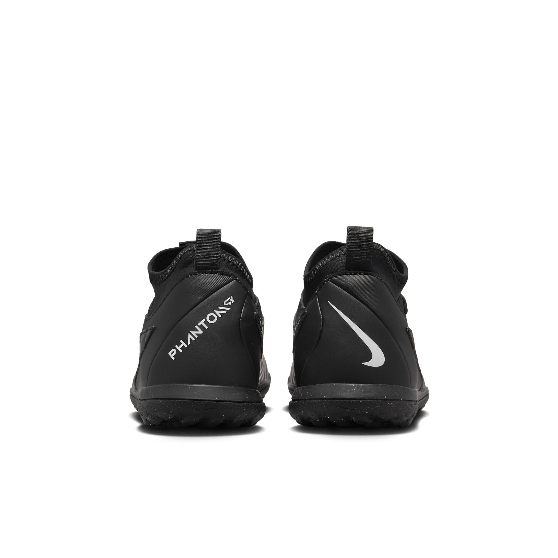 Kindervoetbalschoenen Nike Phantom GX Club Dynamic Fit TF - Black Pack
