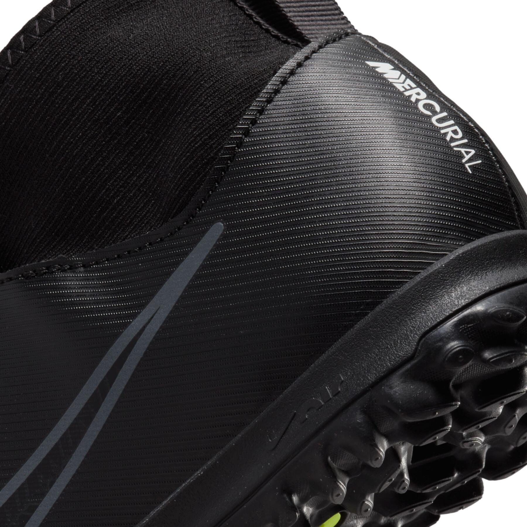 Voetbalschoenen voor kinderen Nike Zoom Mercurial Superfly 9 Academy TF - Shadow Black Pack