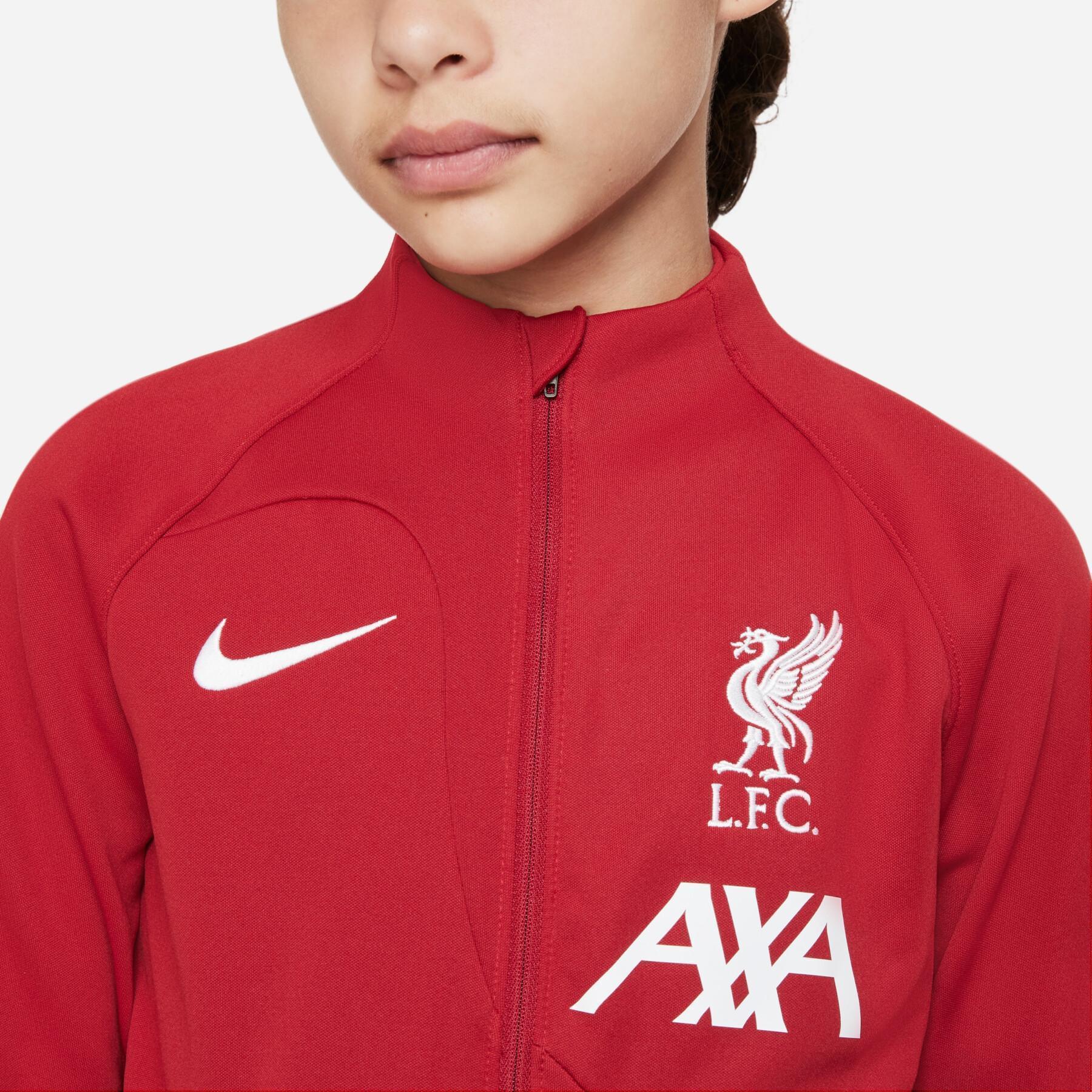 Kinder trainingsjas Liverpool FC Academy Pro Anthem 2022/23