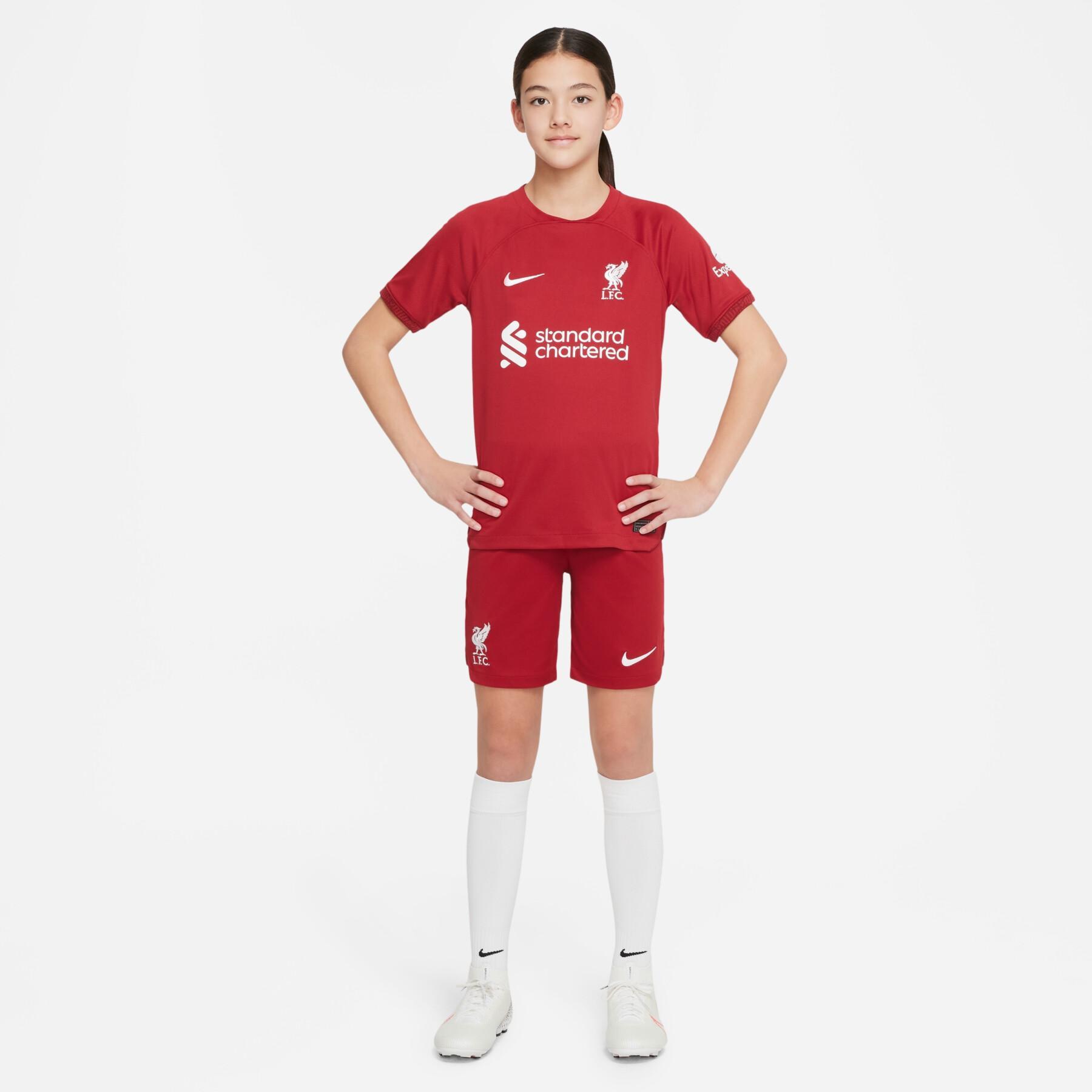Shorts Home Junior Liverpool FC 2022/23