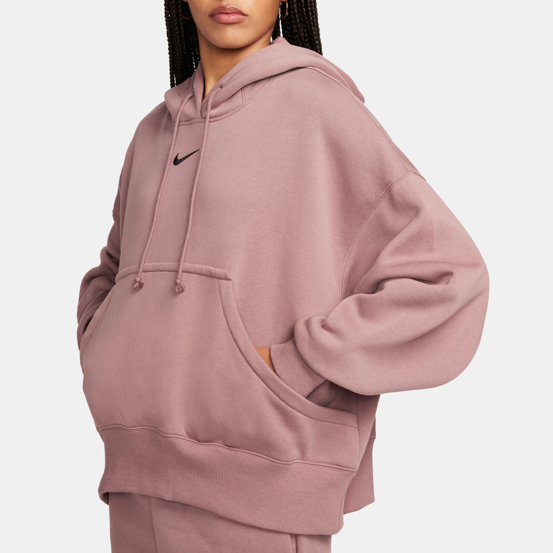 Dames sweatshirt met ultra-oversize capuchon Nike Phoenix Fleece