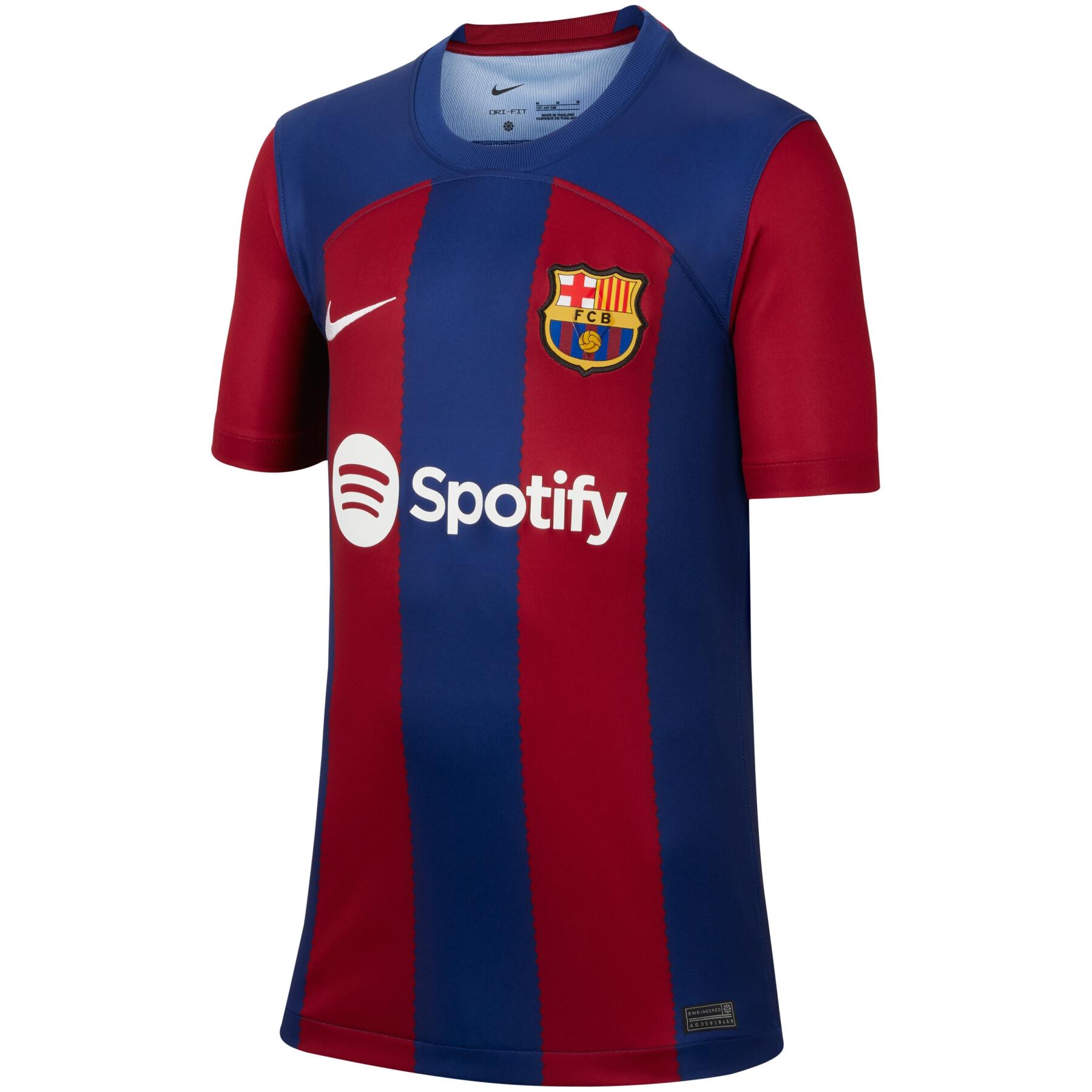 Thuisshirt voor kinderen FC Barcelone 2023/24