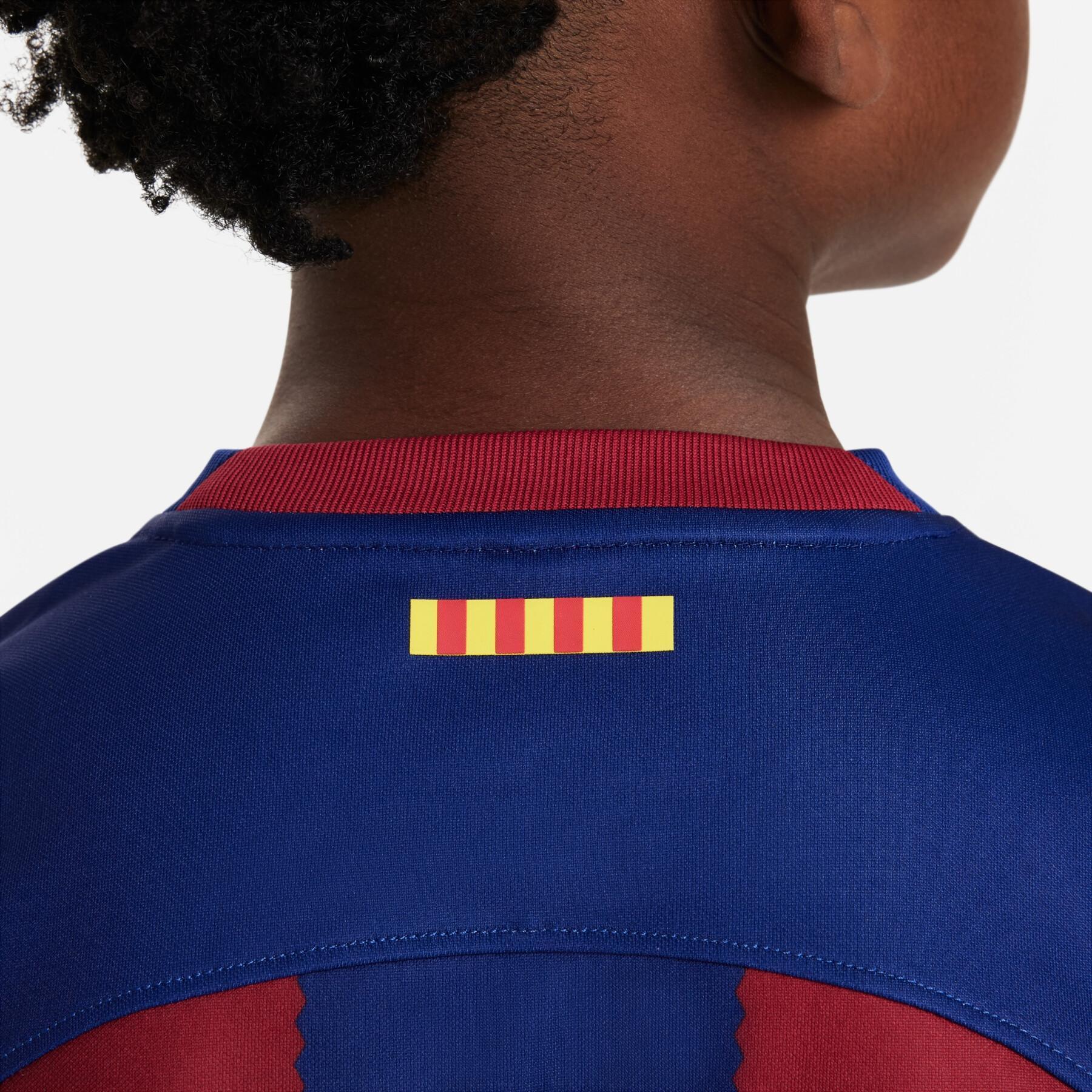 Thuisshirt voor kinderen FC Barcelone 2023/24