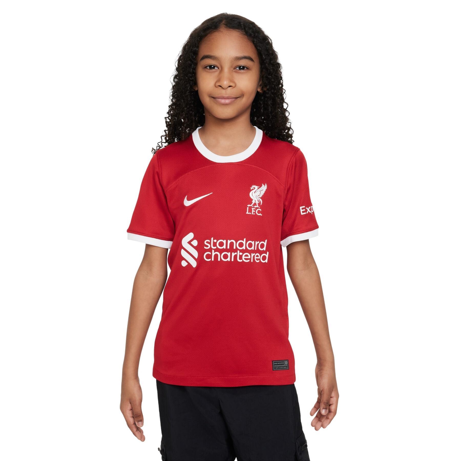 Thuisshirt voor kinderen Liverpool FC 2023/24