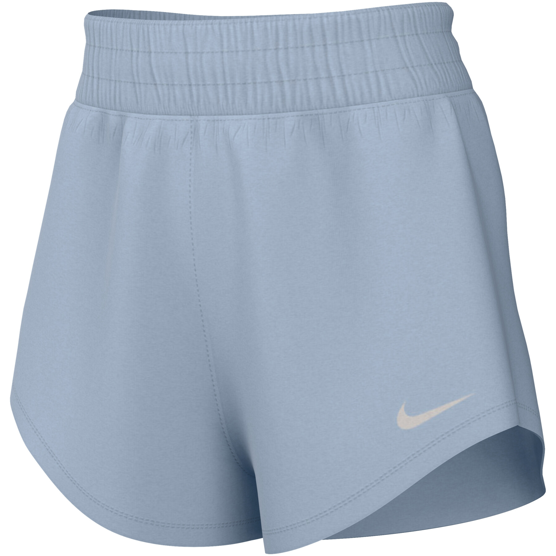 Dames short met hoge taille en geïntegreerde ondershort Nike One Dri-FIT