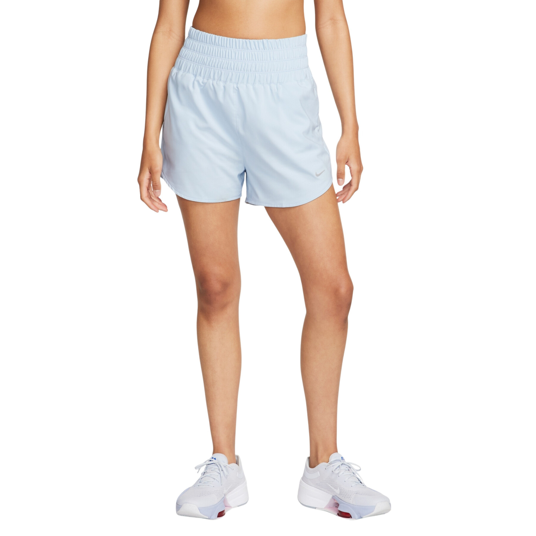 Dames ultrahoge taille short met geïntegreerde ondershort Nike One Dri-FIT
