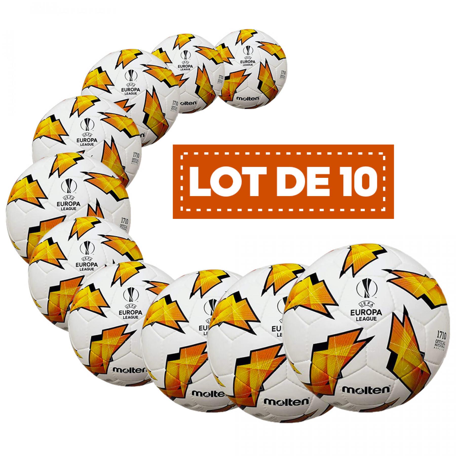 Set van 10 ballonnen Molten UEFA Europa League FU1710