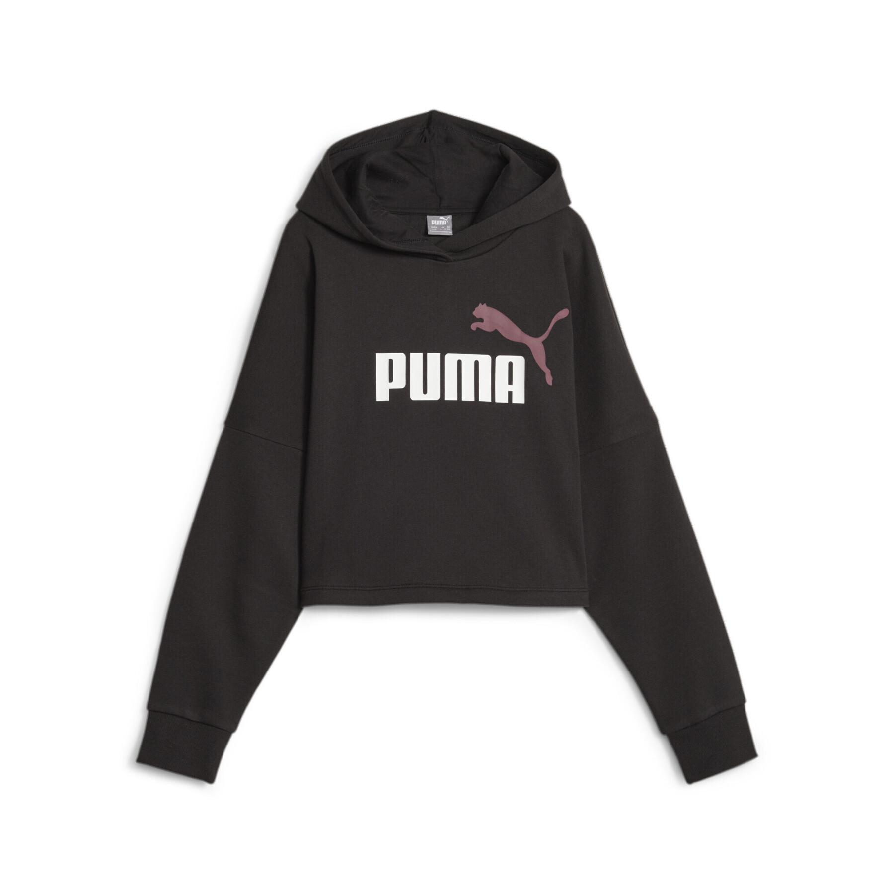 Girl hoodie Puma ESS Logo Cropped