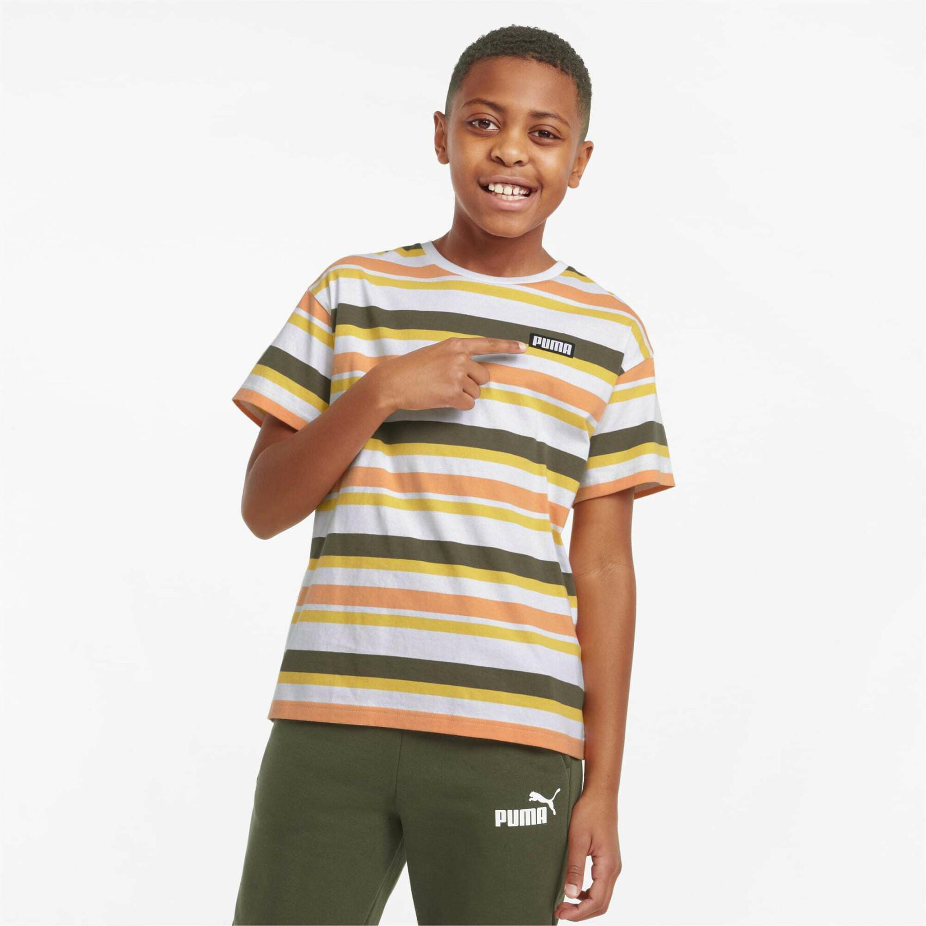 Kinder-T-shirt Puma Alpha Striped