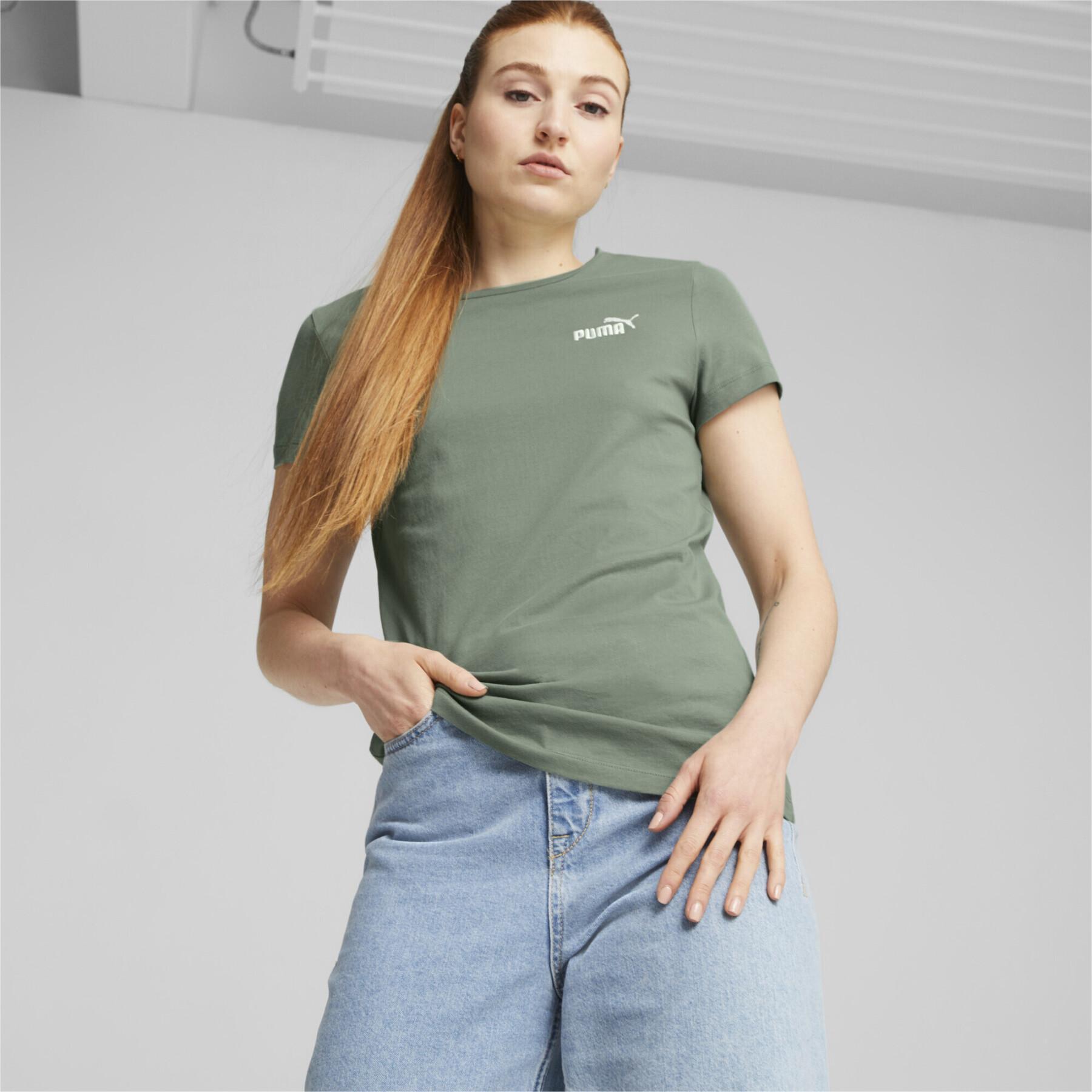 Geborduurd dames-T-shirt Puma Essentials+