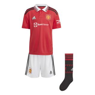 Mini Home Kit voor Kinderen Manchester United 2022/23