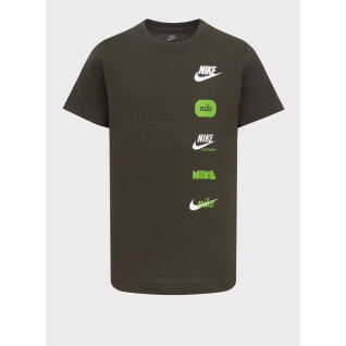 T-shirt met kinderbadge Nike Club