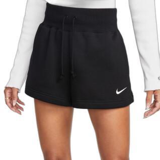 Dames short met hoge taille Nike Phoenix Fleece