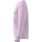 Sweatshirt groot logo katoen meisje adidas Essentials