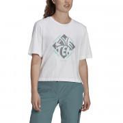 Dames-T-shirt Adidas Five Ten Cropped GFXWomen