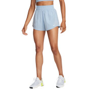 Dames short met hoge taille en geïntegreerde ondershort Nike One Dri-FIT