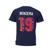 Kinder-T-shirt Frankrijk Benzema N°19 2022/23